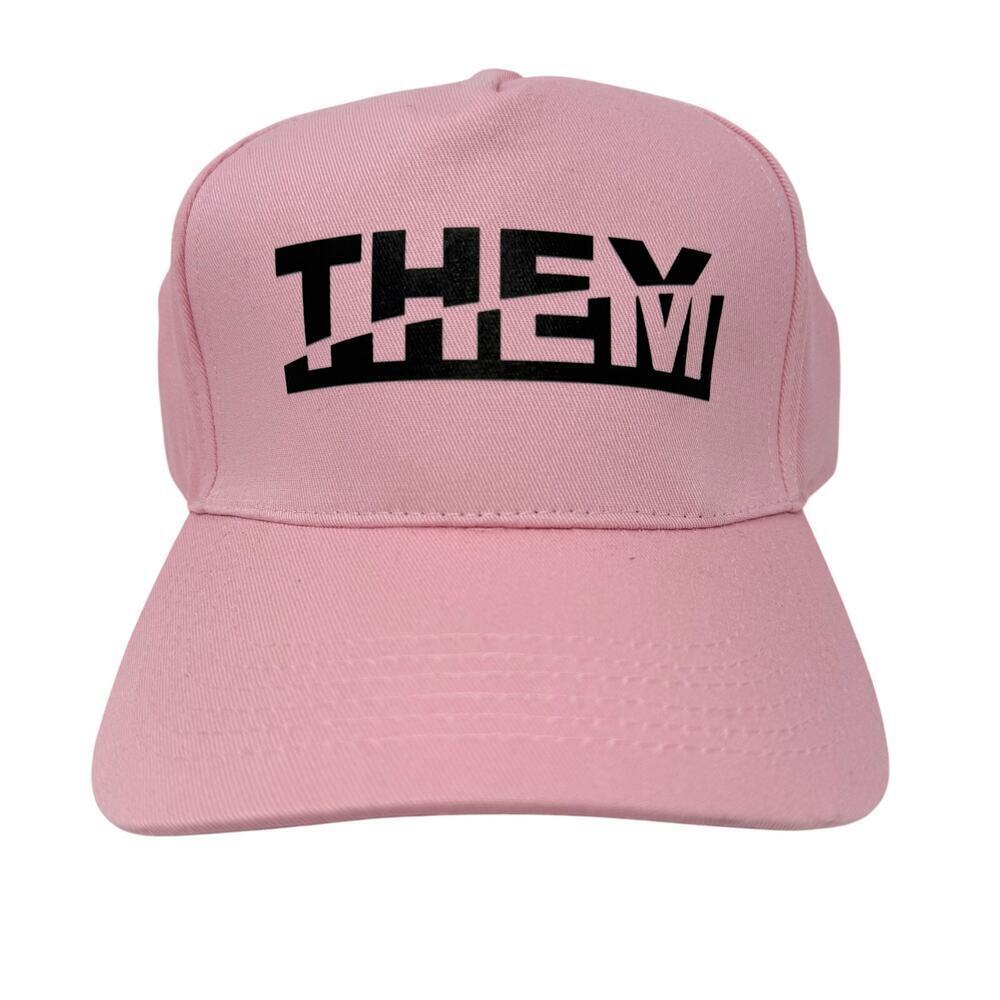 Phluid Project They/Them Pink Dad Hat Baseball Cap Gender Inclusive New